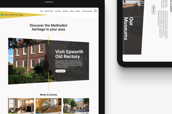 Bridging history with digital innovation with Methodist Heritage's website redesign